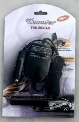 Универсално захранване за лаптоп TNB-80-CAR